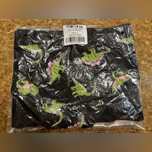 torrid Other - Black Dinosaur Panty